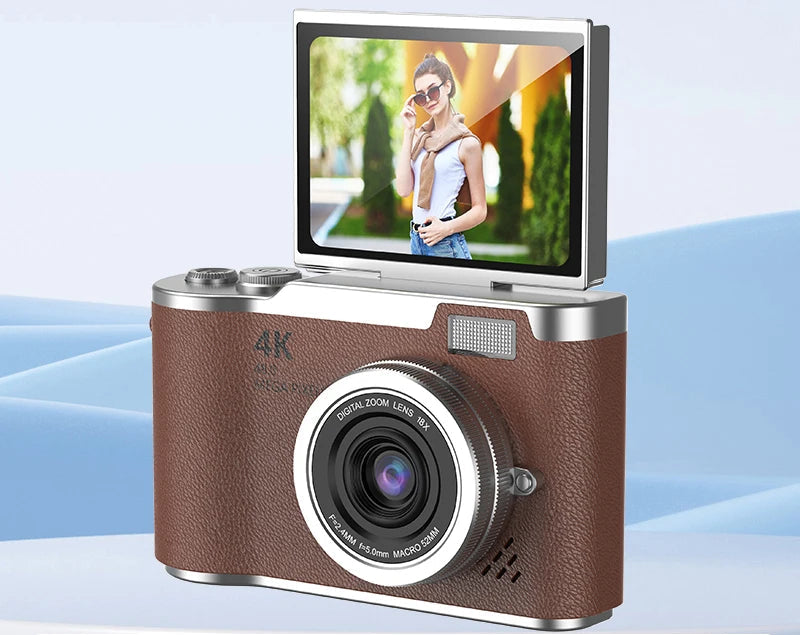 4K Student Digital Camera with Flip Screen